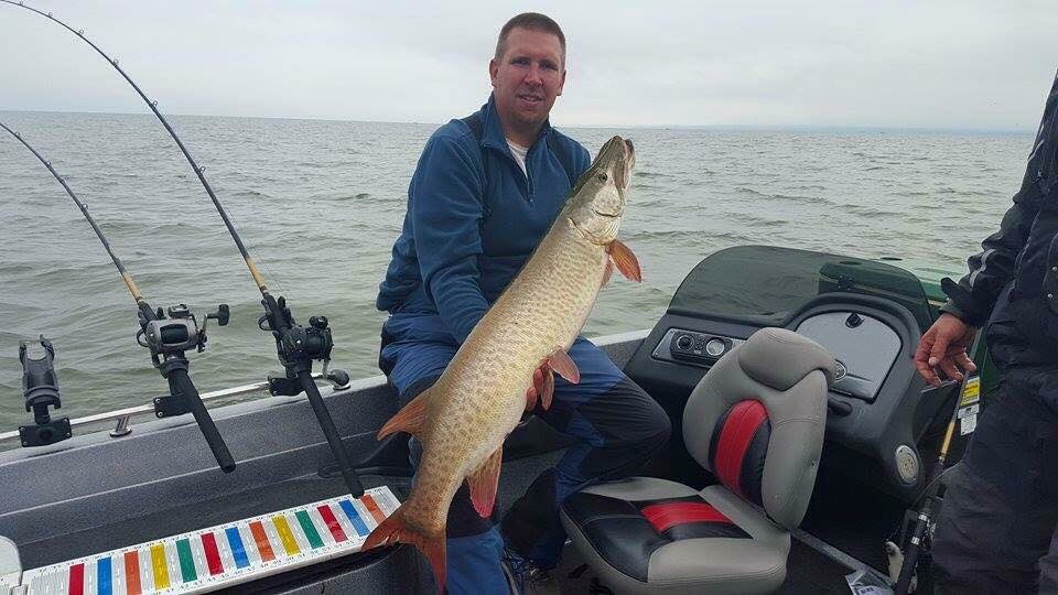 Epicguideservce's tweet photo. Slime time! #Wisconsin #rangerboats #fish #fishingguide #whatgetsyououtdoors #Musky #muskyhunter ##yamahaoutboards https://t.co/ZrxCq3tn2G