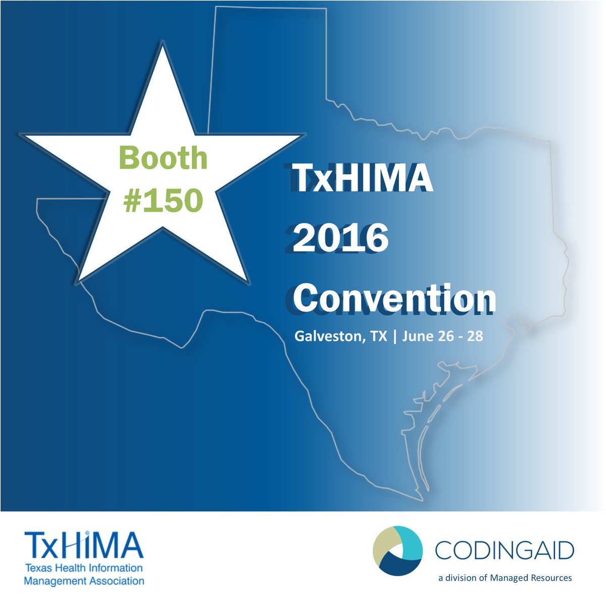 _CodingAID's tweet image. Attend the #TxHIMA convention to learn our services for the health information industry and career opportunities!