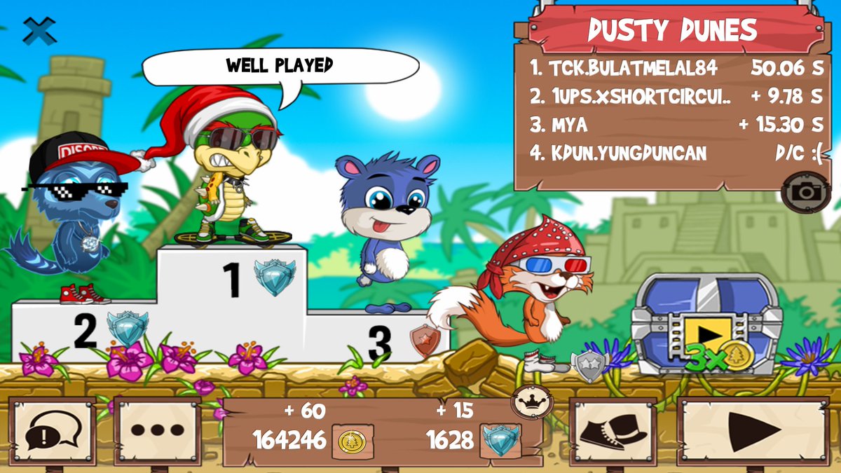 bulat_zuhri's tweet photo. All those guys just got washed #funrun2 #XSHORTCIRCUITX #Mya #YungDuncan https://t.co/wfLCCNG770