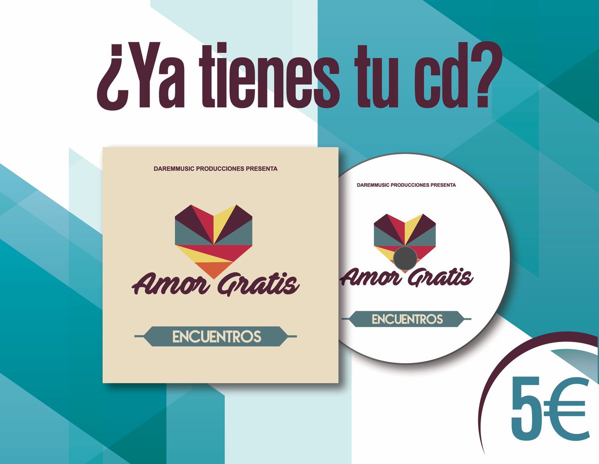 Amorgratis7's tweet photo. Ya tienes tu CD?Adquiérelo hoy mismo!! +34 673 75 43 98
#AmorGratis #encuentros #amorgratisporunabuenacausa #aunvi https://t.co/yhMue9kNUY