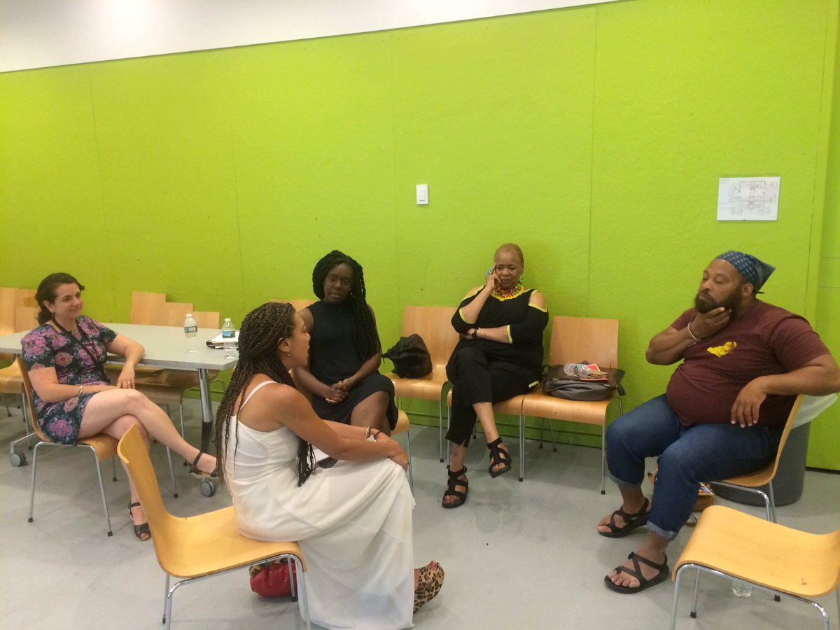 tcproj's tweet photo. #PrePanel #Juneteenth #Briefing talks | with @ds4si @fufuandoreos & #ValerieStevens https://t.co/gFvwxmWSkK