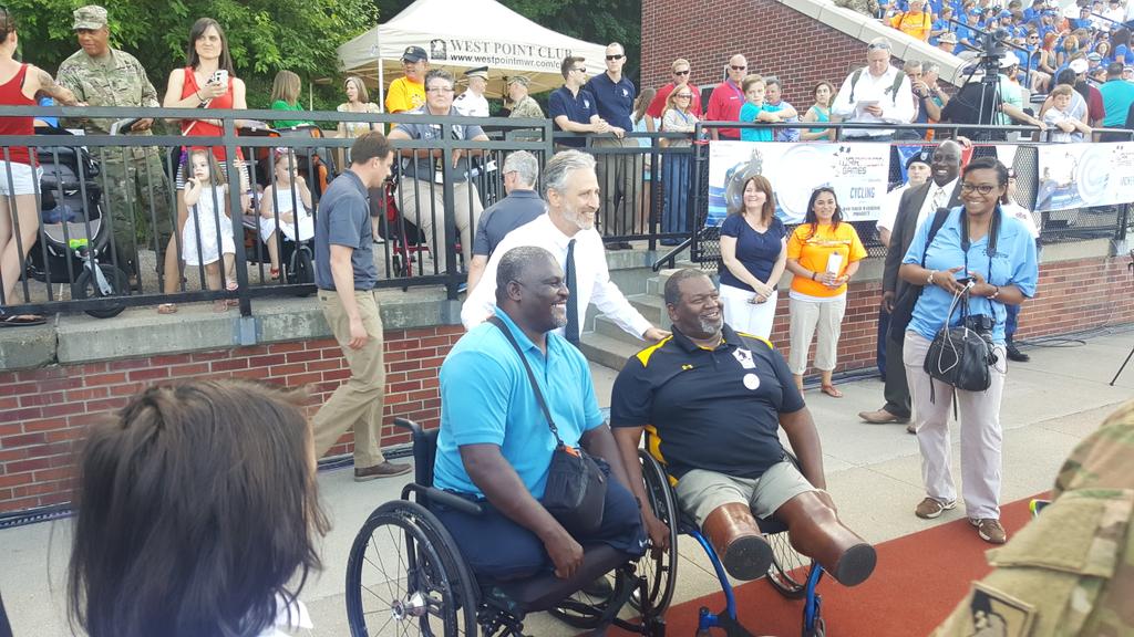 ArmyVoice (@armyvoice) on Twitter photo Waiting for #WarriorGames Opening Ceremony to start <a href="/WestPoint_USMA/">U.S. Military Academy at West Point</a>. John Stewart to emcee. #USArmy Waiting for #WarriorGames Opening Ceremony to start <a href="/WestPoint_USMA/">U.S. Military Academy at West Point</a>. John Stewart to emcee. #USArmy