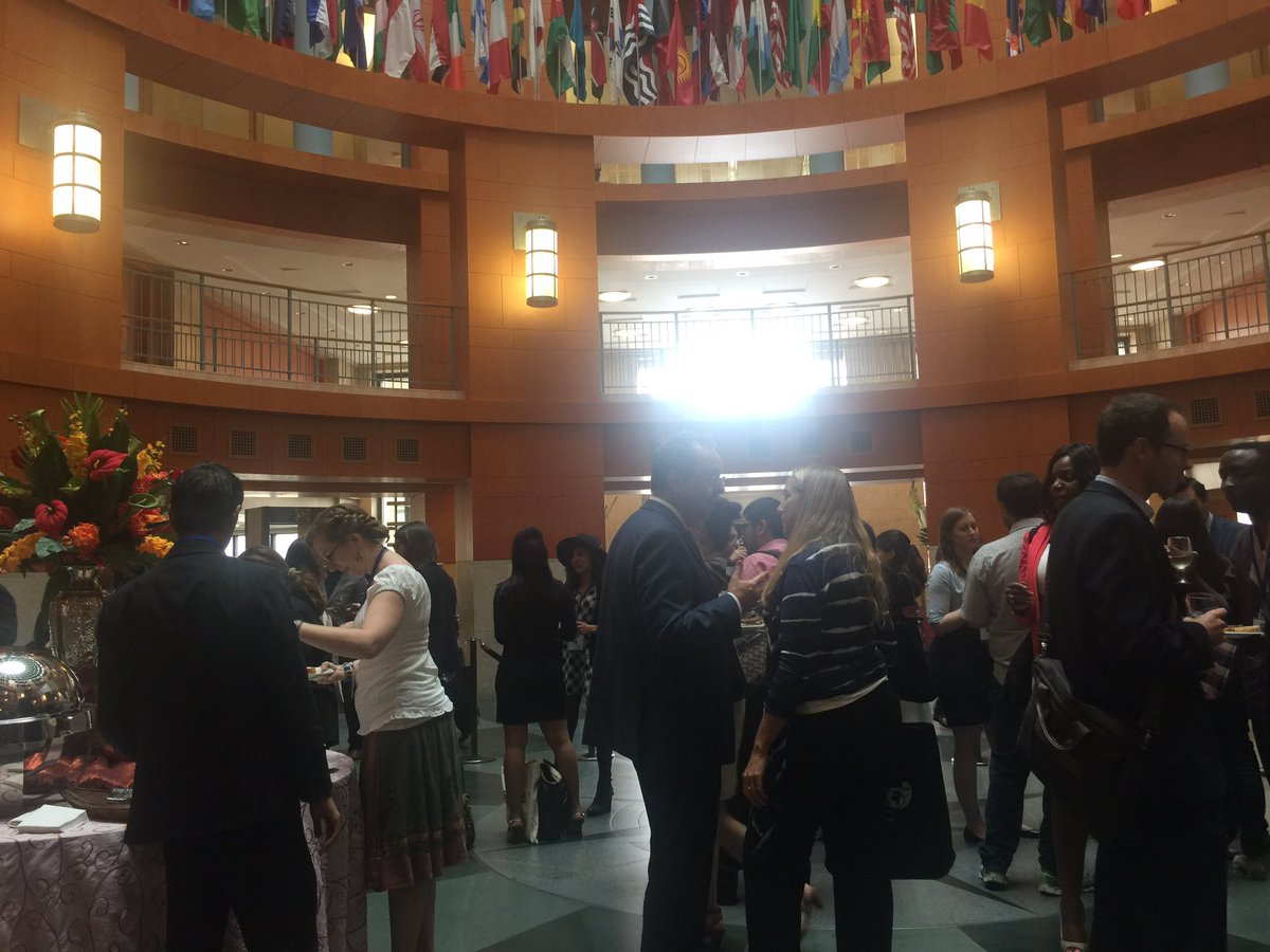 ppariyar's tweet photo. final reception going on @WorldBank , three days conference is over #youthindev https://t.co/vqnLM2eV0D