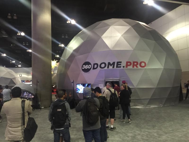 curious_labs's tweet photo. #360domepro looks amazeballs! #E32016 https://t.co/hs06p0y7o7