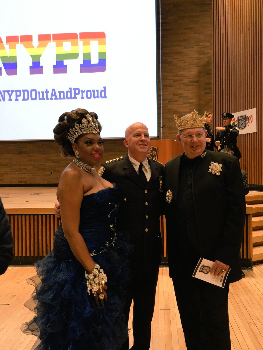 MonicaCKlein's tweet photo. .@NYPDChiefofDept kicking off 2016 Heritage of Pride celebration at 1PP #NYPDOutAndProud https://t.co/pYLu1IhXU6