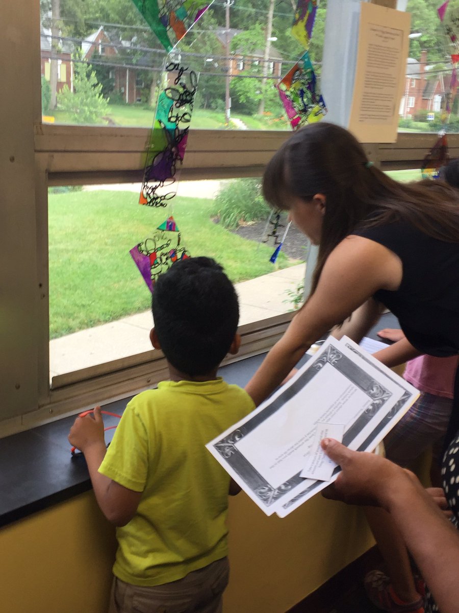 EdwardMFelegy's tweet photo. The #teamfelegy 5th grade legacy art project is now on display @HyattsvilleMD library. https://t.co/5kOVr6txs7