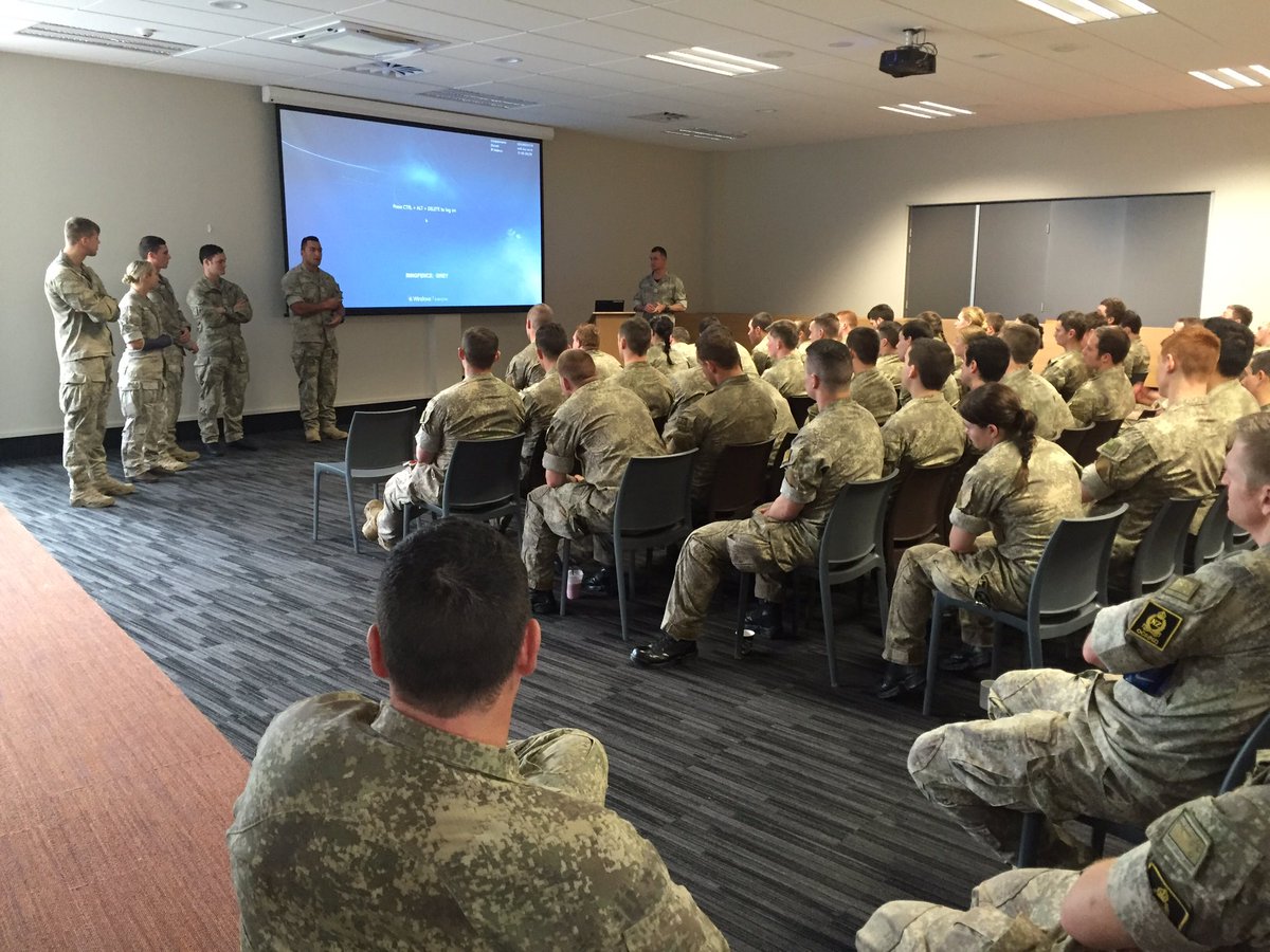 ray_kareko's tweet photo. IO Campaign with our new Officer Cadets. Asking some very good questions.
#futurecommanders https://t.co/E5XmhqLiXA