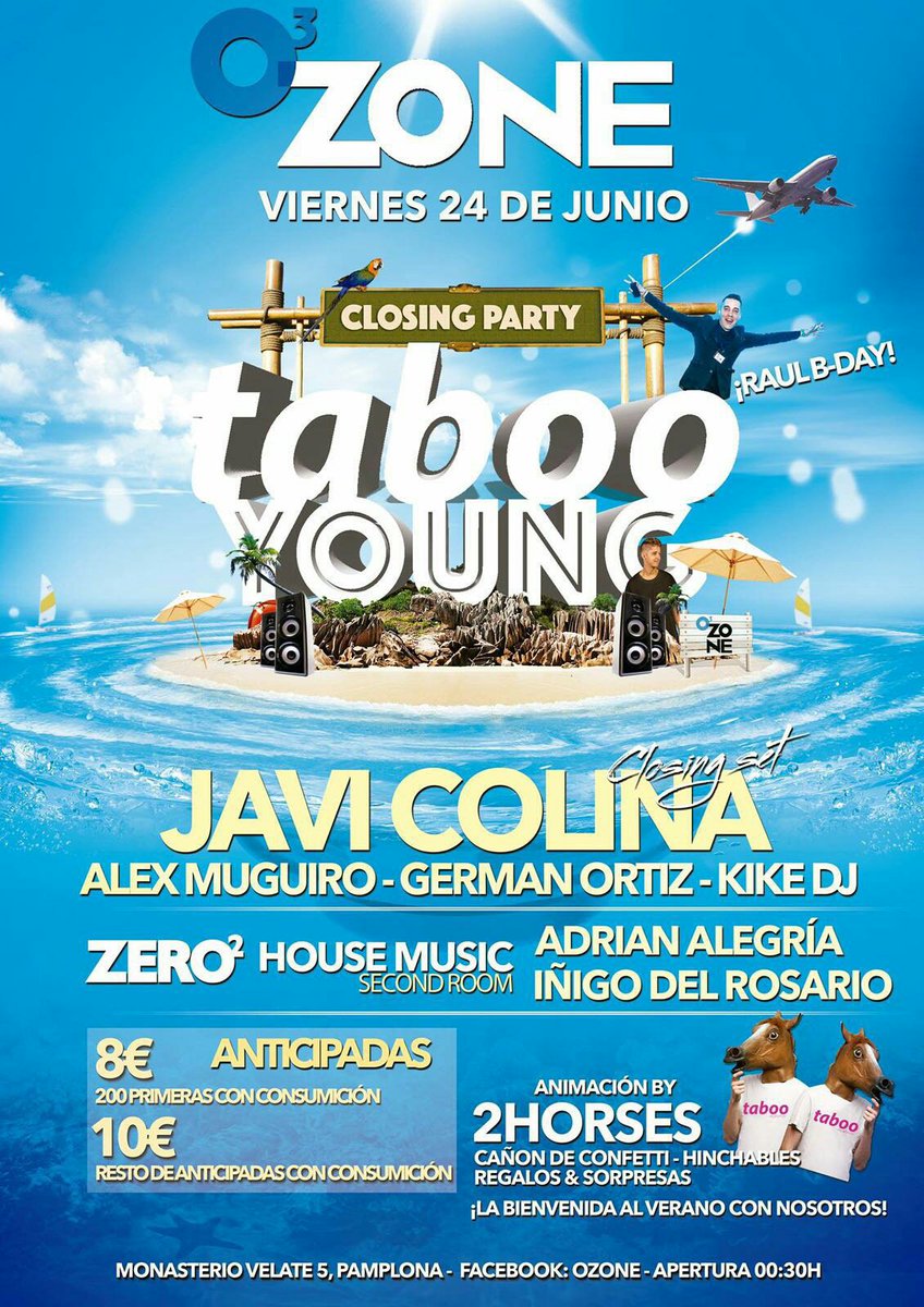 EcateTabooY's tweet photo. PIDE YA TU ENTRADA 10€:-) 658591384. Deja que la fiesta te sororenda , 2 salas dos temas. No te lo pierdas https://t.co/hboUWUYzAS