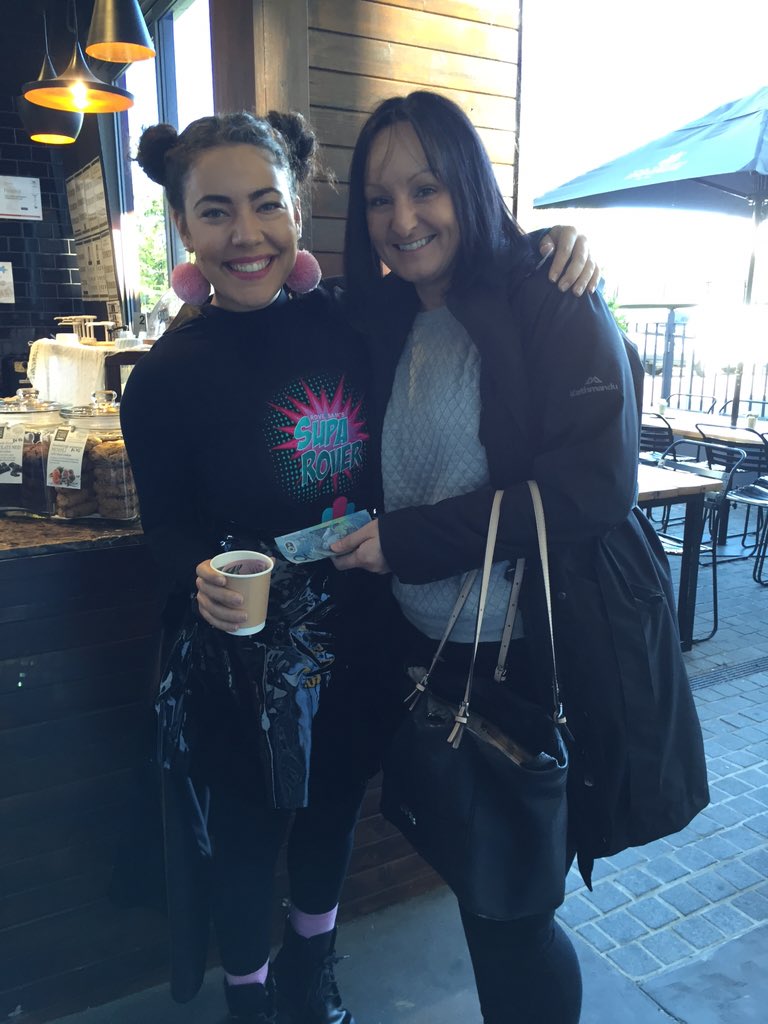 RoveAndSam's tweet photo. #SupaRover is still roving the streets saving the day paying for people's goodies! Have you seen her? https://t.co/3JDlwPju2G