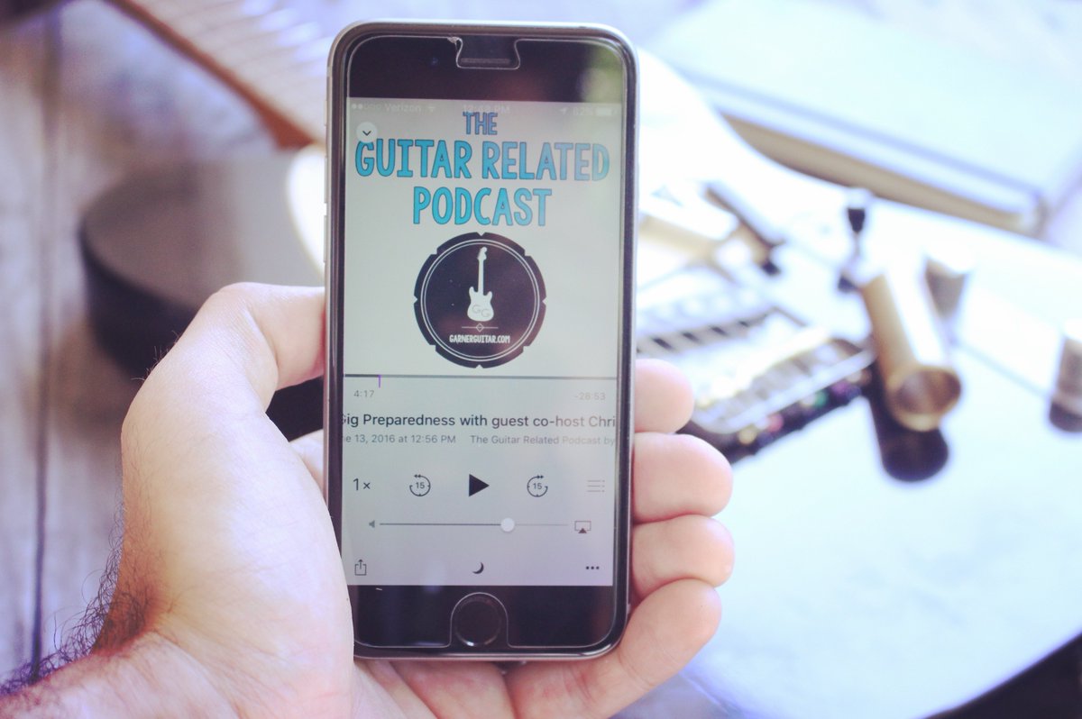 GarnerGuitar's tweet photo. Have you listened to the Guitar Related Podcast yet? #guitar #podcast https://t.co/4lQkZDof4l