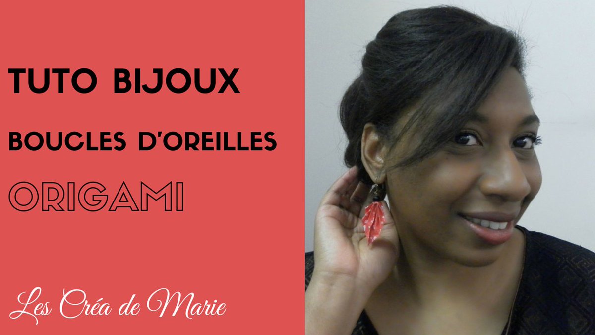 LesCreadeMarie's tweet photo. Comment fabriquer des boucles d'oreilles Origami💫 ? #diyorigami #diybijoux #tutoyoutube https://t.co/HkQkyJO95t https://t.co/NAcyVJ7DKC