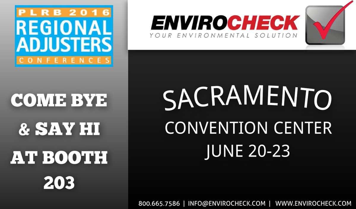 EnvirocheckLab's tweet photo. Stop by &amp; say Hi! #PLRB2016 https://t.co/T9RZUnvIWs