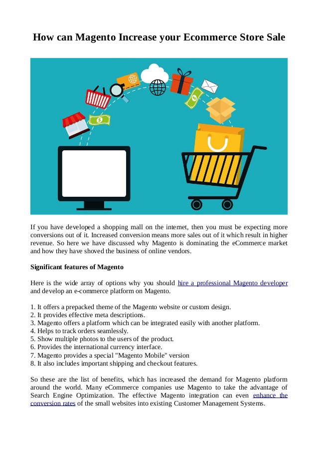 mconnectmedia's tweet image. Why #Magento Is Dominating The eCommerce Market ? bit.ly/264n2a4

#magentofeatures #ecommerce