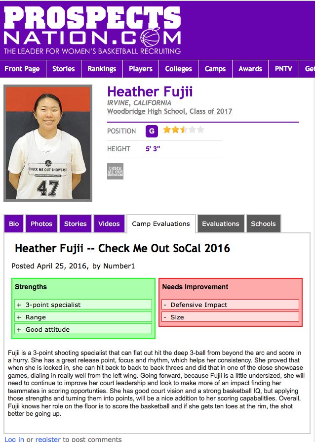ProspectsNation's tweet photo. New #CheckMeOutSoCal eval for Heather Fujii (17-CA):

https://t.co/Rh2TTMOeXG https://t.co/ysrgkKKbnY