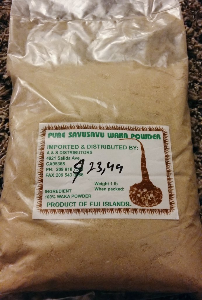 MyronW_'s tweet photo. Didn't have to drive 3 hours for this. Found a small Indian shop nearby. Abt $50FJD for 1/2 KG (1 pound) #KavaPower https://t.co/YkVTxUWiVb
