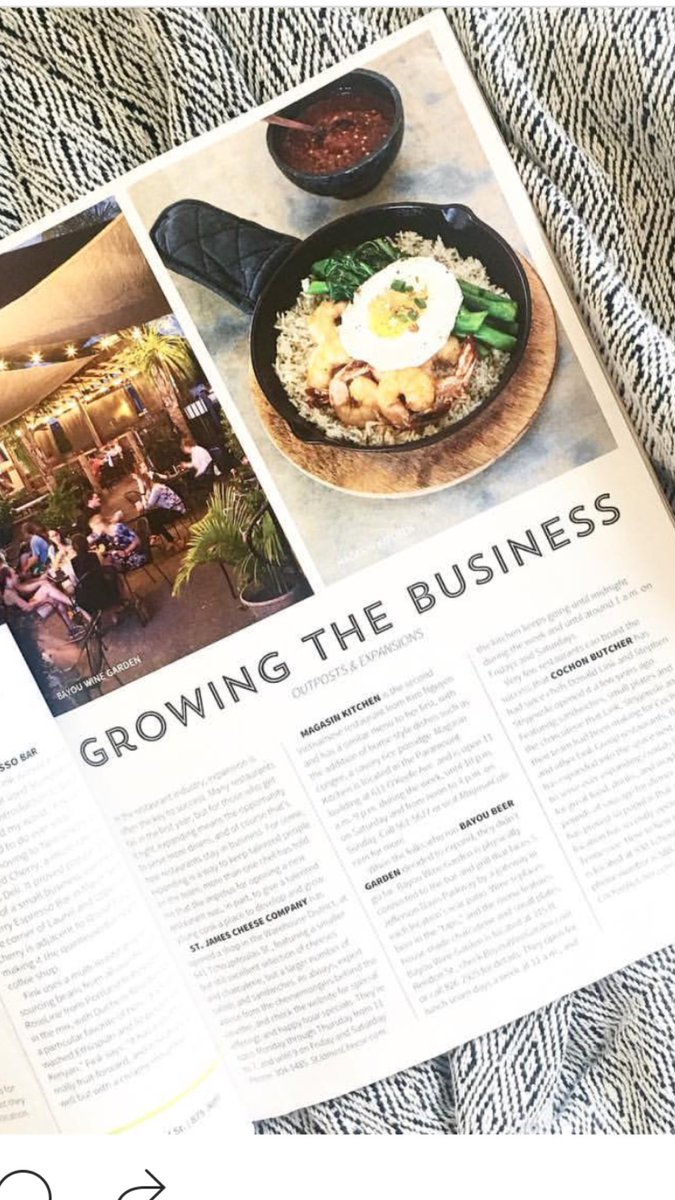 MagasinCafe's tweet photo. Thank you Nola for making Magasin kitchen one of 2016 best new restaurant! https://t.co/rurwYyuFbA