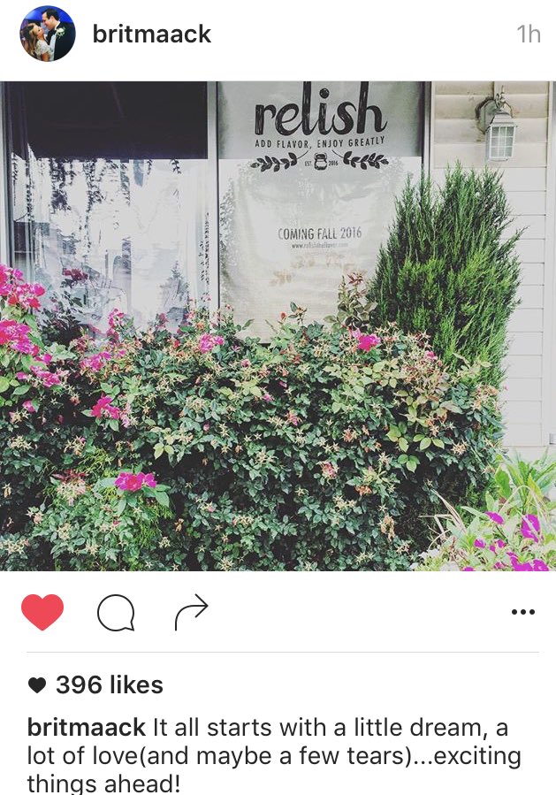 This is so exciting! Congrats <a href="/BritMaack/">Britany Maack</a> so proud of you! This is going to be awesome😍👏🏼🍽