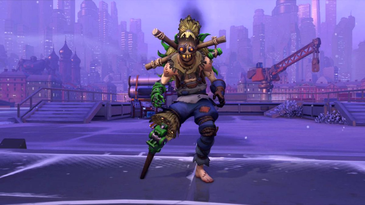 JackRabbit3124's tweet photo. This is the hardest decision I've ever had to make in my life! Please help me @PlayOverwatch #scarecrow or #Jester ? https://t.co/FI1l09G87q