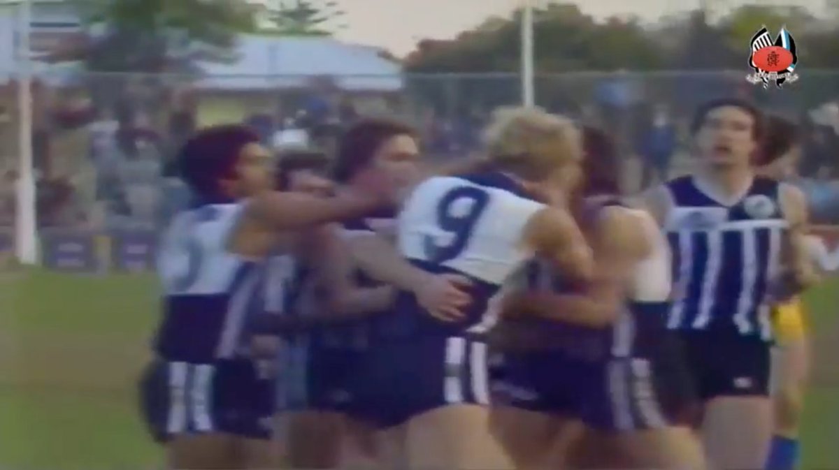 PAFCHistory's tweet photo. Tim Evans becomes the first @PAFC player to kick the ton. WATCH: https://t.co/mFSVw94qBi #weareportadelaide https://t.co/DnSa31MJH5