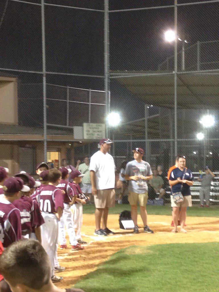 SusyMcAdams's tweet photo. Such an amazing feeling to see your son standing on the other side of the team #coachnotplayer https://t.co/k8wy6HJ4wp