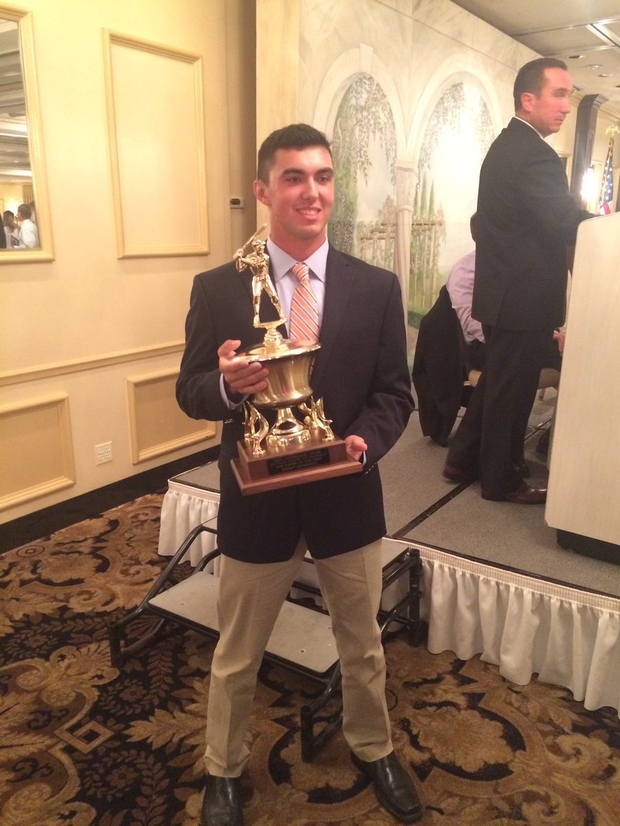 axcessbaseball's tweet photo. Shoreham-Wading River junior Brian Morrell takes home the hardware https://t.co/Awbpm0ILjA