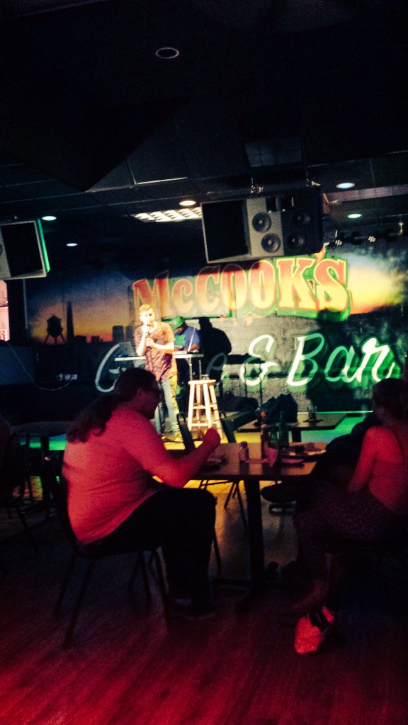 RichGirlsComedy's tweet photo. @winstonhcomedy hosting the 2nd week of comedy at Mccook's on Brook #rva #rvacomedy https://t.co/hzLRlZyXpJ