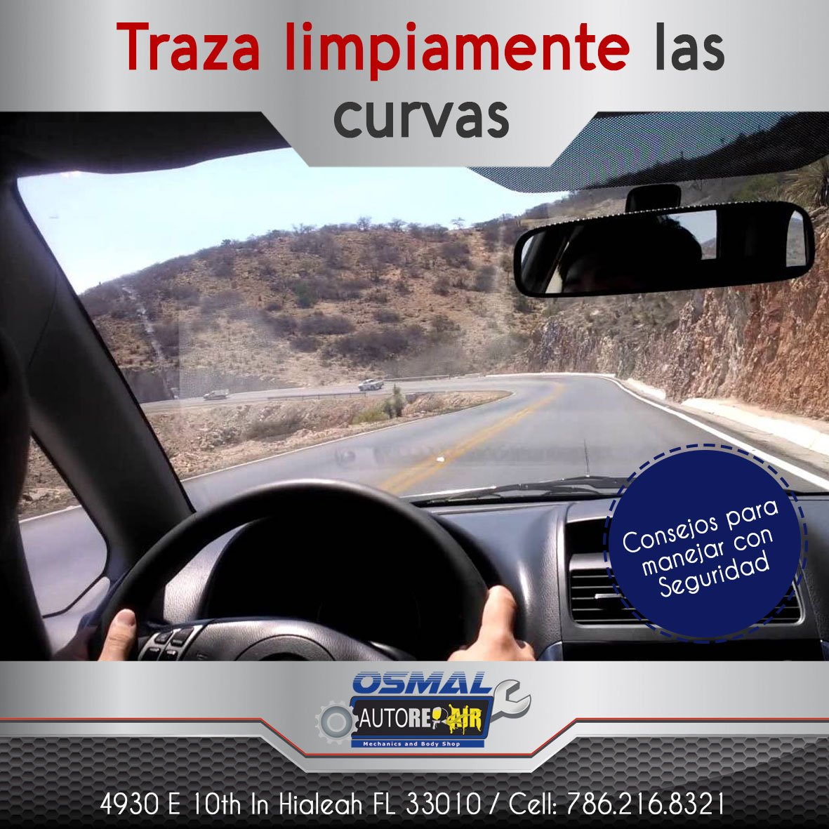 OsmalAuto's tweet photo. No corrijas la trayectoria en la mitad del giro! #osmalauto #hialeahnow #motor #cars #vehículo #hialeahmiamilike https://t.co/O4sOCIrYno
