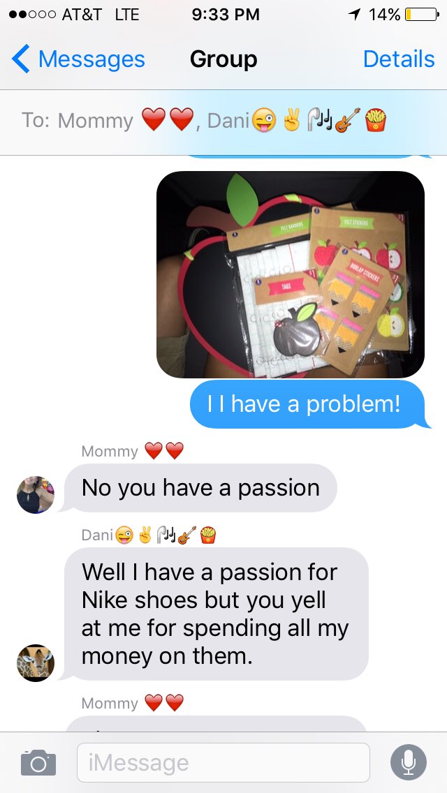 LindsayWebster_'s tweet photo. My passions vs. Dani's passions https://t.co/uyS1X7R71H