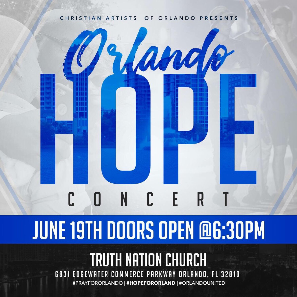IamrChris's tweet image. Truth Nation Church, 6831 Edgewater Commerce Parkway 
#HopeforOrlando
#PrayerforOrlando
#OrlandoUnited