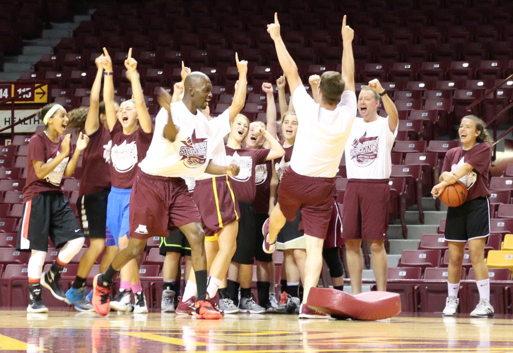 Stollings's tweet image. Awesome 1st Day of camp! Check out the excitement...
#GopherWay