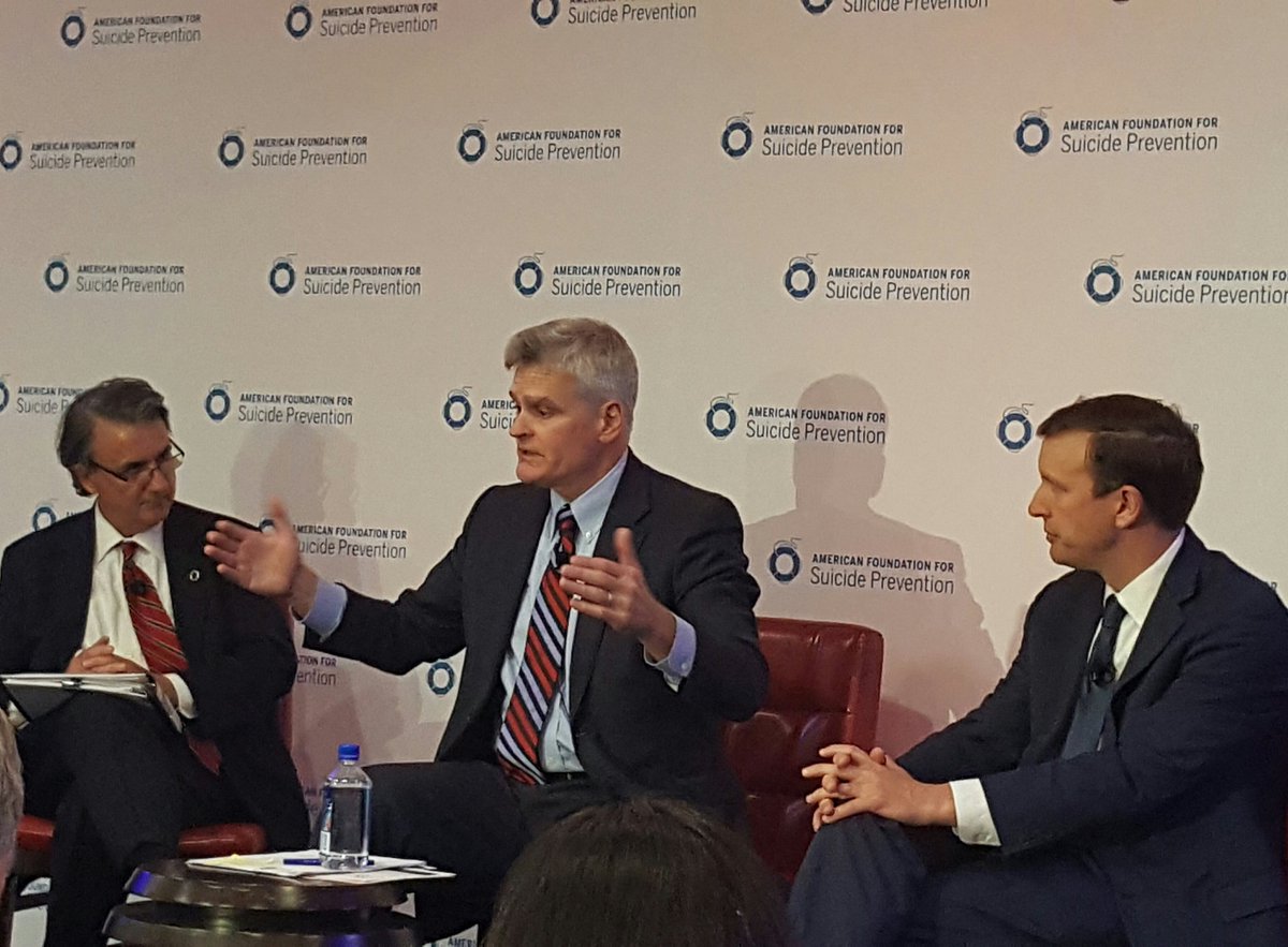 laurynslaw's tweet photo. Amazing to hear Senators @cassidy and @ChrisMurphyCT speak with such compassion 2.#changementalhealth #AFSPForum16 https://t.co/hoV6Dhafjr