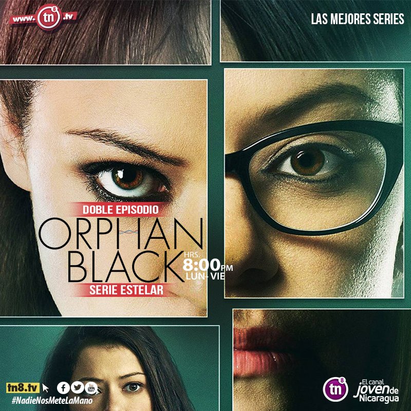 canaltn8's tweet photo. Ya inicia nuestra #SerieEstelarTN8 #OrphanBalck ¡No te la perdás! https://t.co/uSOScWB3ok
