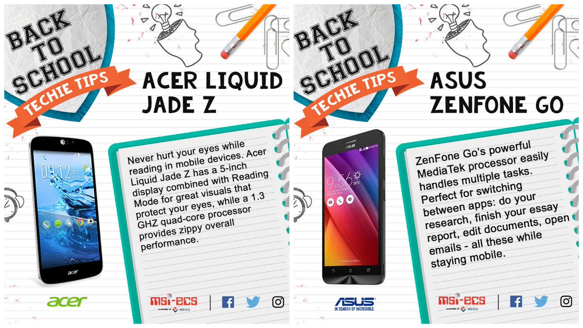 vstecs's tweet image. A new school year deserves a fresh new smartphone. Start the year off right. 
#TechieTips