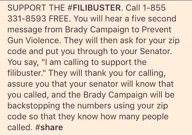 sarataylorwoods's tweet image. If you call a second time, they&apos;ll send you to your other Senator. #filibuster #holdthefloor
