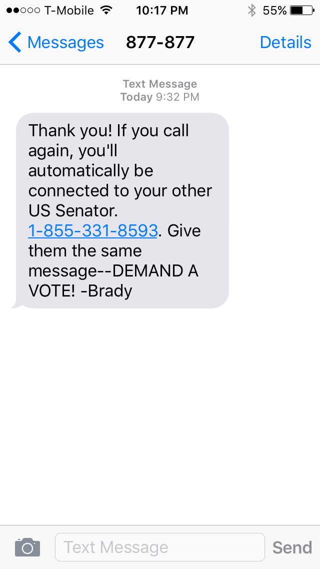 sarataylorwoods's tweet image. If you call a second time, they&apos;ll send you to your other Senator. #filibuster #holdthefloor