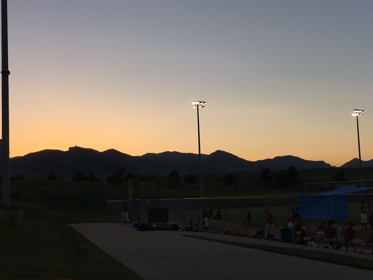Nice night to catch two! Brings back some memories. <a href="/ArvadaColts/">Arvada Colts</a>