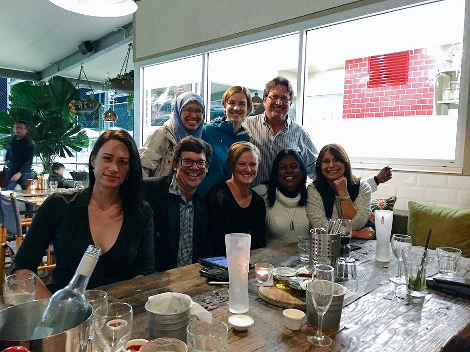 drbecs's tweet photo. The original @uqbs PhD program #studybuddygroup reunited #cohortsuccess #diversity https://t.co/Pxfn0Ort48
