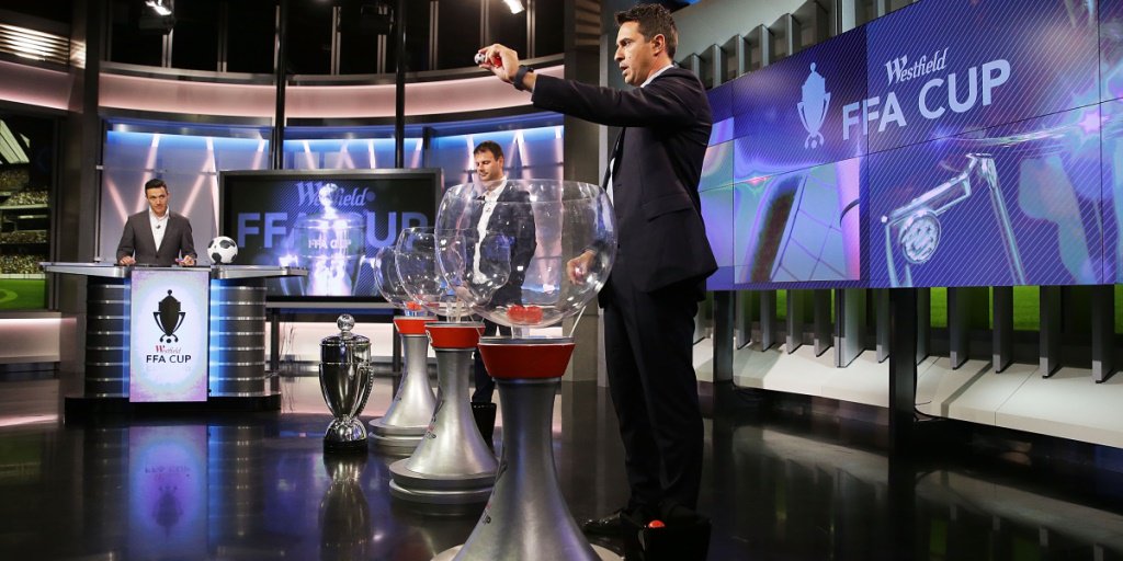 AustraliaCup's tweet photo. CONFIRMED | Round of 32 draw - 3pm AEST Thursday 30 June LIVE on @FOXSportsAUS. Stay tuned for more details https://t.co/Y7uHn38B2V