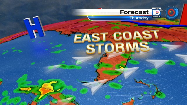 South Florida can expect more showers and storms tomorrow-- that includes the east coast metros. https://t.co/NvGgd8P9k7