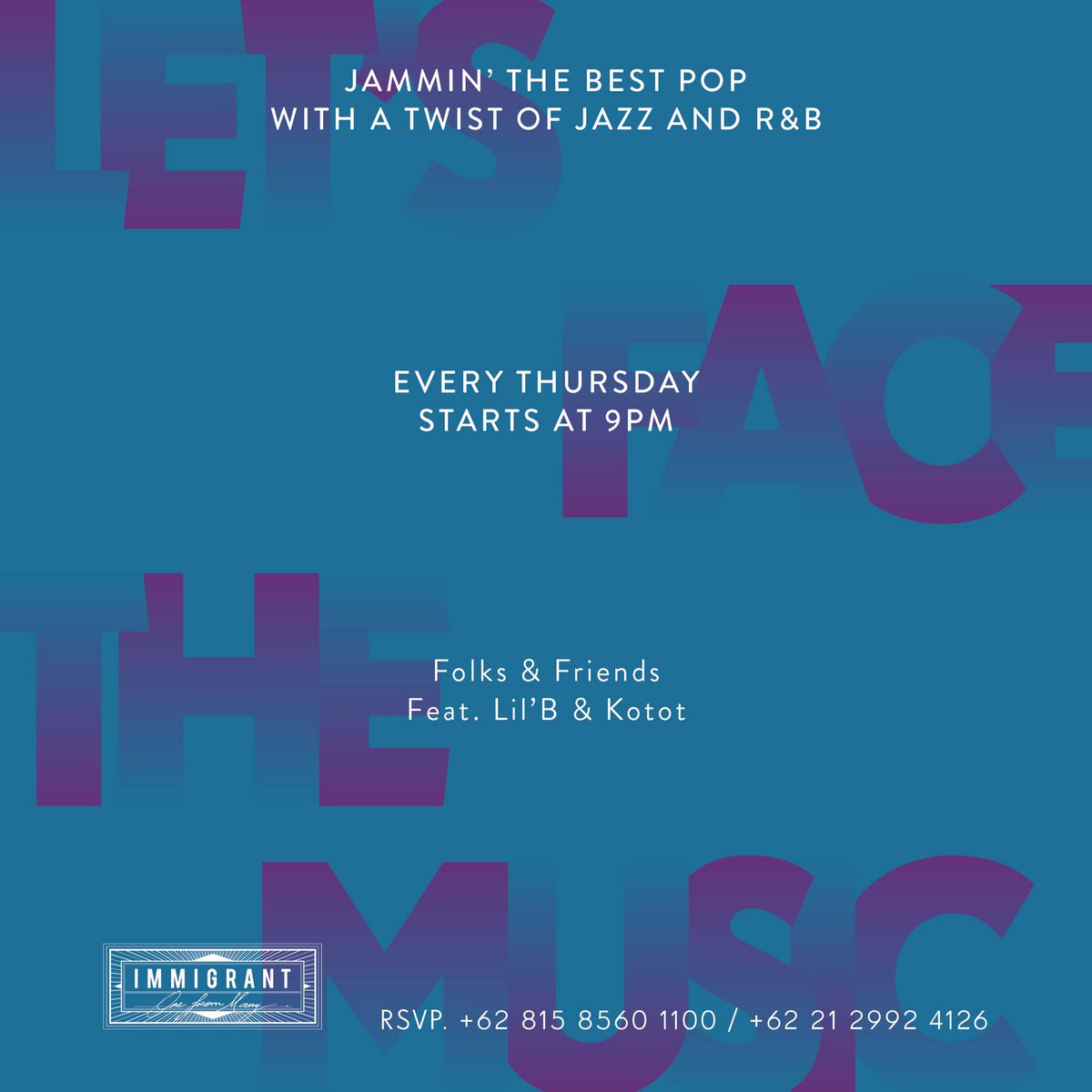 <a href="/FolksIndonesia/">Folks!</a>&amp;friends'll give us a winsome performance ft. Lil'B&amp;Kotot.Let's check it out tonite!RSVP:081299300099