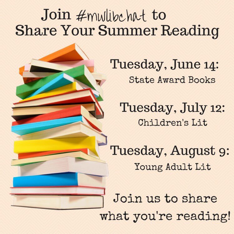 THLibrariZen's tweet photo. @molly_wetta @EdneyLib Keep me posted! Love sharing great reads! Consider joining #mwlibchat for our summer series! https://t.co/JG1sBzJXcW