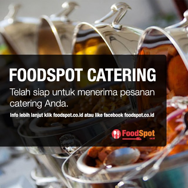 klikeat's tweet photo. Foodspot catering telah siap untuk menerima pesanan catering Anda. Info lebih lanjut klik https://t.co/JsFgckdexY https://t.co/KtEs8eYC6p