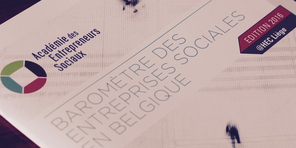 Sortie du Baromètre des Entreprises Sociales en Belgique. Téléchargez le ici : bit.ly/1U9Whtk  <a href="/HECLiege/">HEC Liège</a>