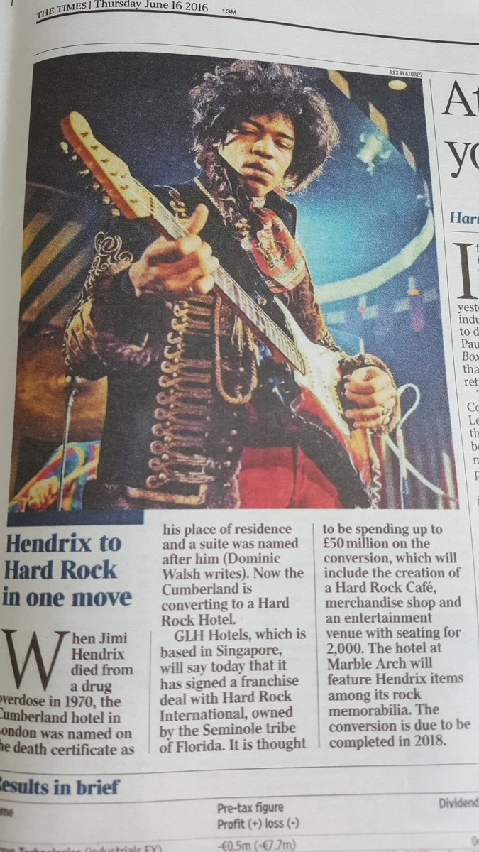 walshdominic's tweet photo. Exclusive: GLH Hotels signs Hard Rock franchise on Cumberland Hotel https://t.co/vvoBpv6PT8