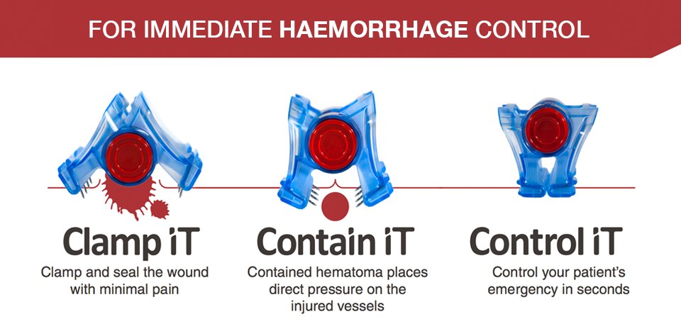 MedTreeUK's tweet photo. ClampiT. ContainiT. ControliT. #iTClamp for immediate haemorrhage control #smaccDUB Stand C6 https://t.co/zz80Q04T1H