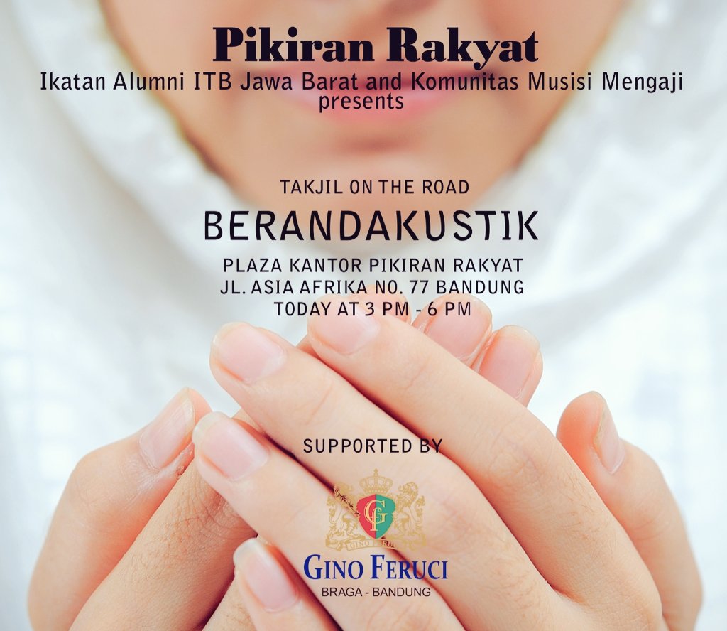 Takjil on the road <a href="/pikiran_rakyat/">Pikiran Rakyat</a> <a href="/ridwankamil/">Ridwan Kamil</a>  <a href="/SkySUBLIME/">Gino Feruci Braga</a> <a href="/IAITBJabar/">IA ITB Jawa Barat</a> di jl. Asia afrika no.77 #kagumhotels #bdg