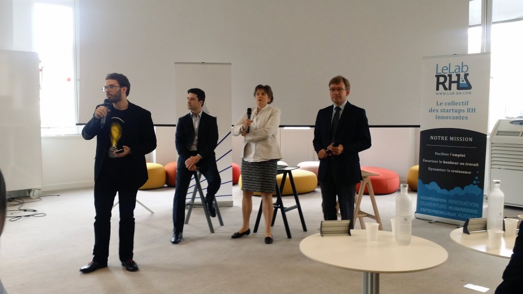 LeLabRH's tweet photo. La conférence commence ! Les résultats du #ChallengeADP seront annoncés d'ici peu ;) @GroupeADP @Bpifrance @LeLabRH https://t.co/1cghY8W2Dp