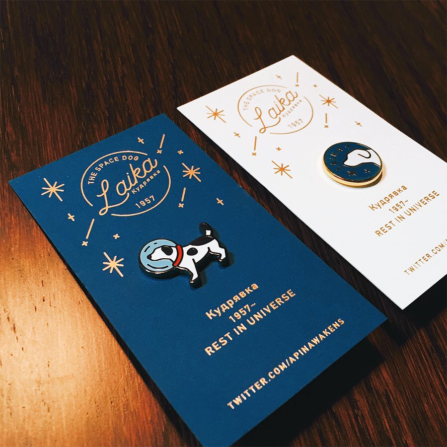 ❣RT당 100원 기부(~22)

라이카를 비롯하여 실험에 희생된 동물들을 기리는 프로젝트입니다. 뱃지 판매 수익의 일부를 동물보호단체에 기부합니다.
❣구매&amp;상세사항 bit.ly/apinawakens_2