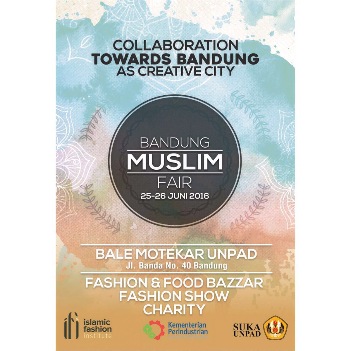 ifibandung's tweet photo. BANDUNG MUSLIM FAIR
"Toward Bandung As Creative City"
IFI feat @Kemenperin_RI &amp; @unpad
#bdg
#Bazzar
#muslimfashion https://t.co/Sx0wHhjXZh