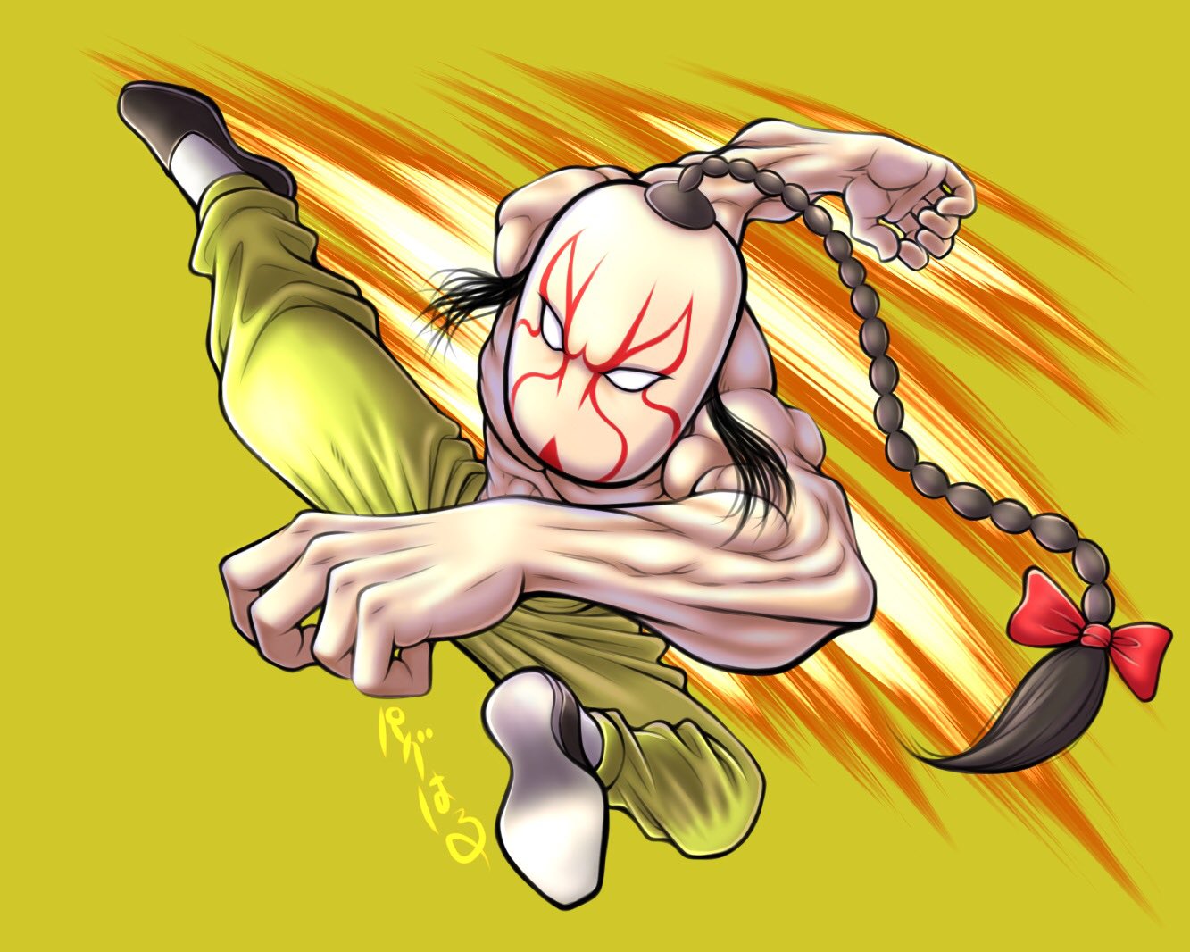 パグはる モンゴルマン フライングレッグラリアート描いてみました キン肉マン イラスト モンゴルマン フライングレッグラリアート マッスルショット T Co Nezbkor1dq Twitter